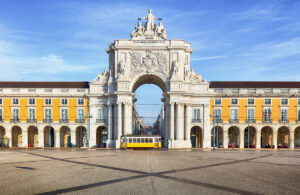 Place du Commerce à Lisbonne