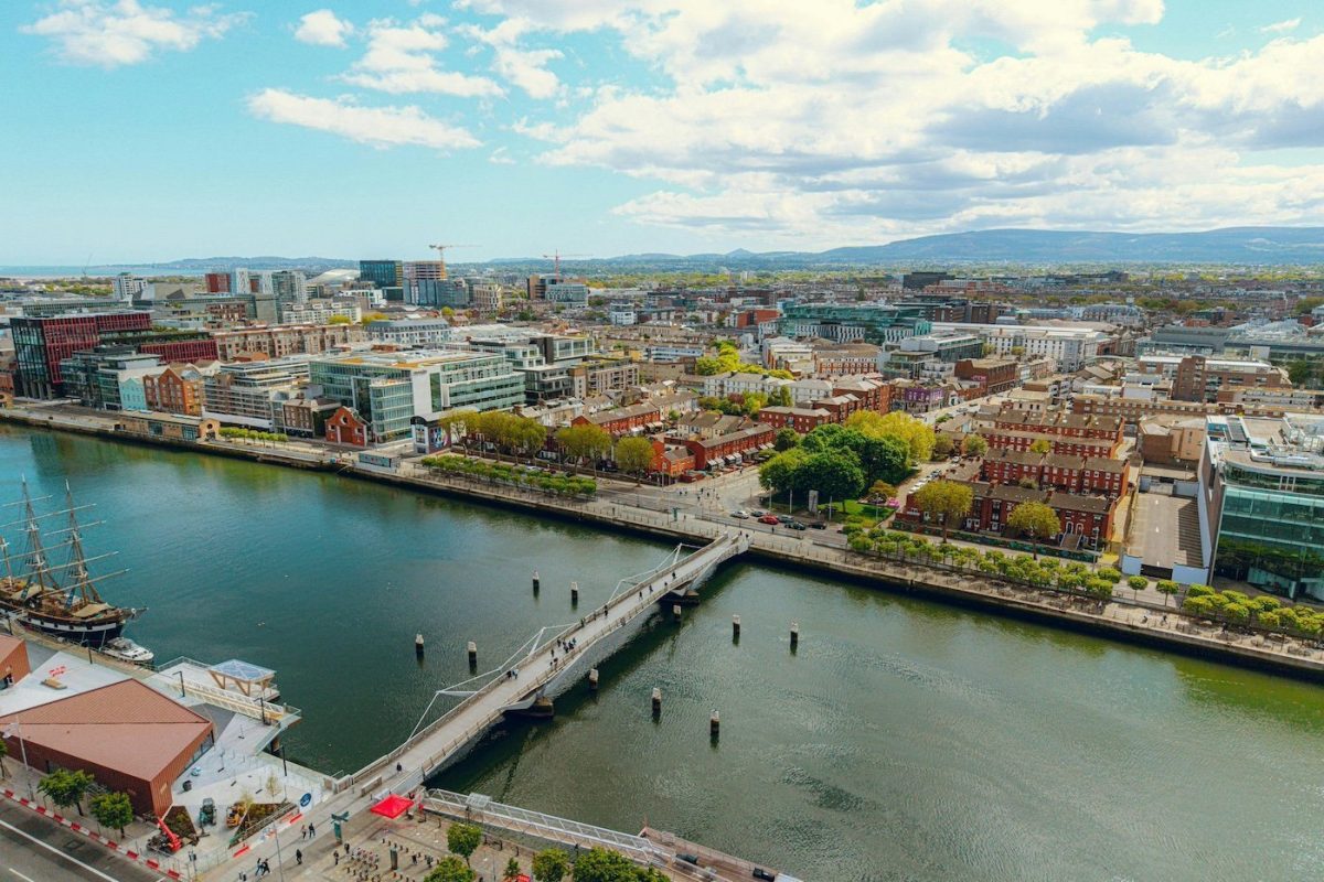 vue panoramique Dublin Irlande